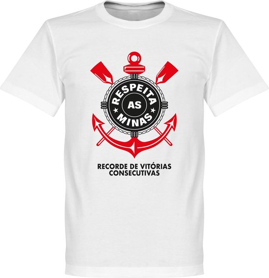 Corinthians Minas T-Shirt - Wit  - 5XL