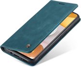CaseMe Book Case - Samsung Galaxy S21 Ultra Hoesje - Groen