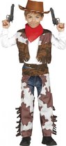 Fiestas Guirca Kostuum Cowboy Jongens Polyester Bruin Mt 116-122