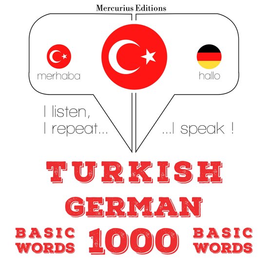 Türkçe - Almanca: 1000 temel kelime - cover