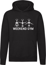 Weekend Gym| sweater | wijn | drank | bier | alcohol | fitness | cadeau | trui | zuipen |unisex | capuchon