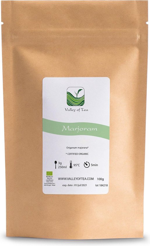 Marjolein Bio Gedroogde Kruiden Blaadjes Origanum Majorana