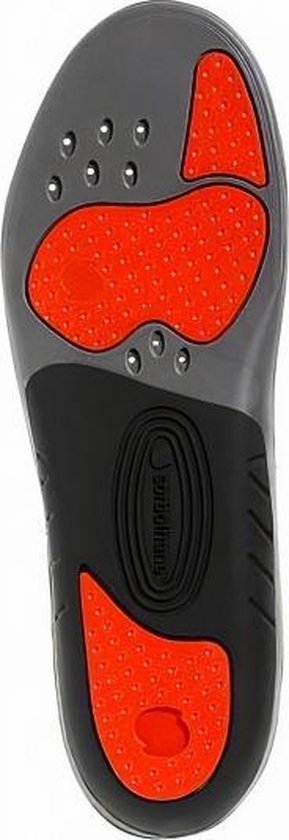 Solette SORBOTHANE Sorbo Pro - Ammortizzanti E Antibatteriche, Taglia 42, Grigio/Rosso - Foto 3