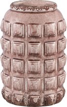 PTMD  livy old roze keramieke bubbel pot hoog m