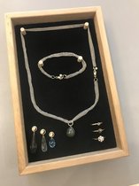 Sieraden geschenkset - Handgemaakte GSE collectie in luxe sieradendoos, armband - Collier - ketting - hangers - armband