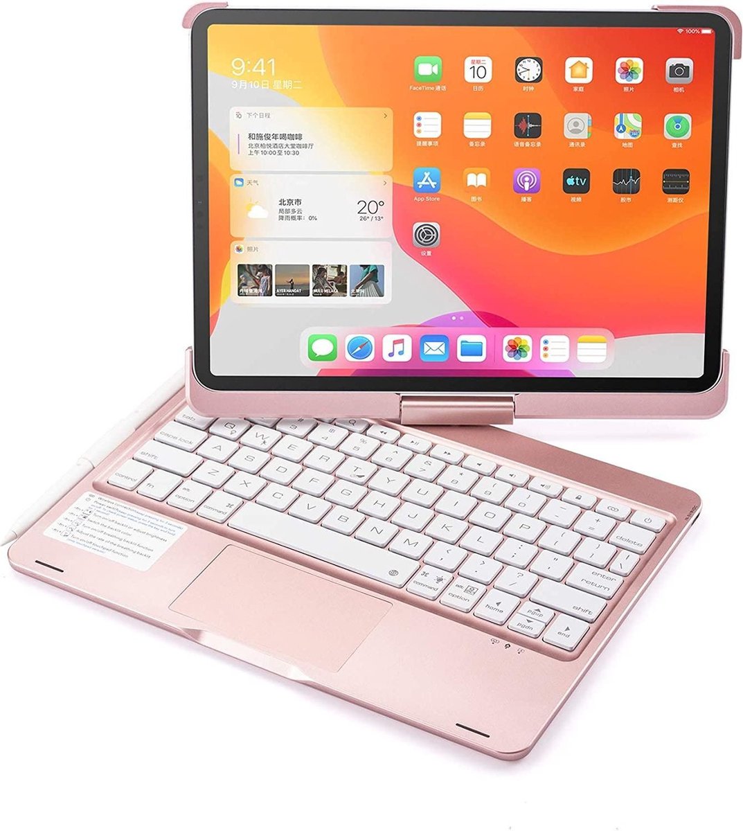 Étui Clavier pour iPad Air 4ème -5ème Génération 2022-2020 10.9