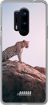 OnePlus 8 Pro Hoesje Transparant TPU Case - Leopard #ffffff