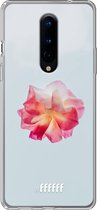 OnePlus 8 Hoesje Transparant TPU Case - Rouge Floweret #ffffff