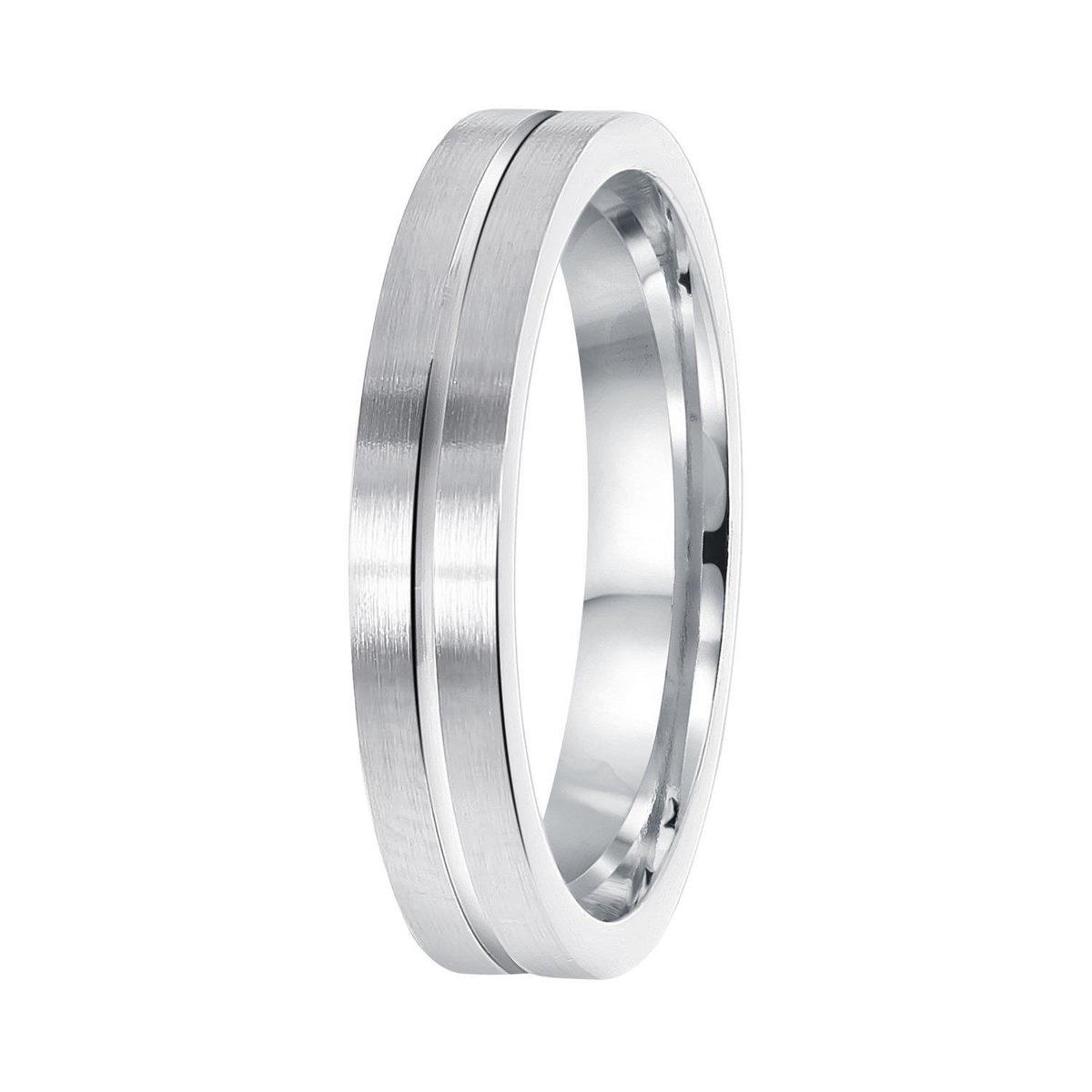 Lucardi Heren Vriendschapsring Boedapest - Ring - Vaderdag Cadeautje - Echt Zilver - Zilverkleurig