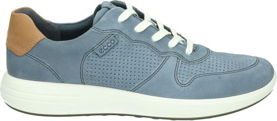 wrijving Vulkaan Nat Ecco Soft 7 Runner sneakers blauw - Maat 44 | bol.com