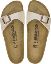 Birkenstock Madrid Dames Slippers Small fit - Pearl White - Maat 37