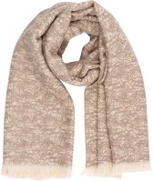 Juleeze Wintersjaal Dames JZSC0226BE 65*185 cm - Beige Acryl / Polyester WintershawlSjaalShawl