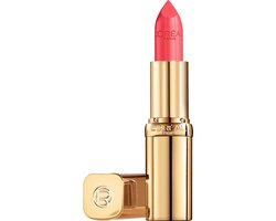 L’Oréal Paris Color Riche Satin Lipstick - 145 L'Adresse - Oranje - Verzorgende lippenstift verrijkt met Arganolie - 4,54 gr