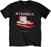 My Chemical Romance Heren Tshirt -2XL- Coffin Zwart