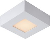 Lucide BRICE-LED - Plafonnière Badkamer - LED Dimb. - 1x8W 3000K - IP44 - Wit