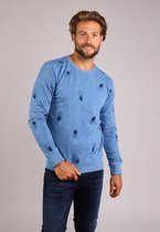 Trui Sweatshirt Gabbiano Blauw dessin maat XL