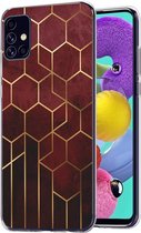 iMoshion Design voor de Samsung Galaxy A51 hoesje - Patroon - Rood