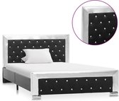 vidaXL Bedframe kunstleer zwart 120x200 cm