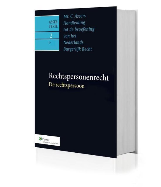 Asser-serie 2-I* -   De rechtspersoon - cover