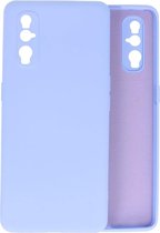 Oppo Find X2 Hoesje Fashion Backcover Telefoonhoesje Paars