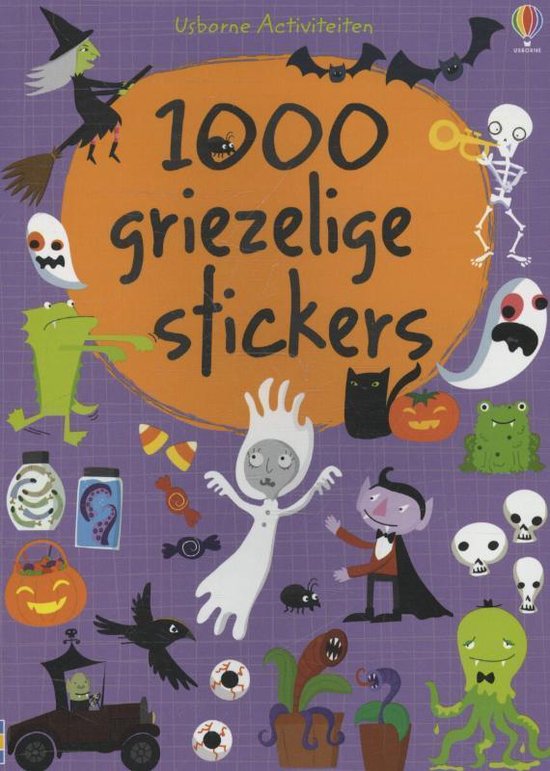 Cover van het boek '1000 GRIEZELIGE STICKERS'