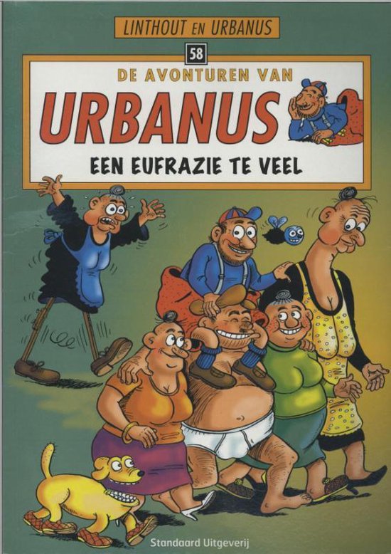 Cover van het boek 'Een Eufrazie te veel' van W. Linthout en  Urbanus