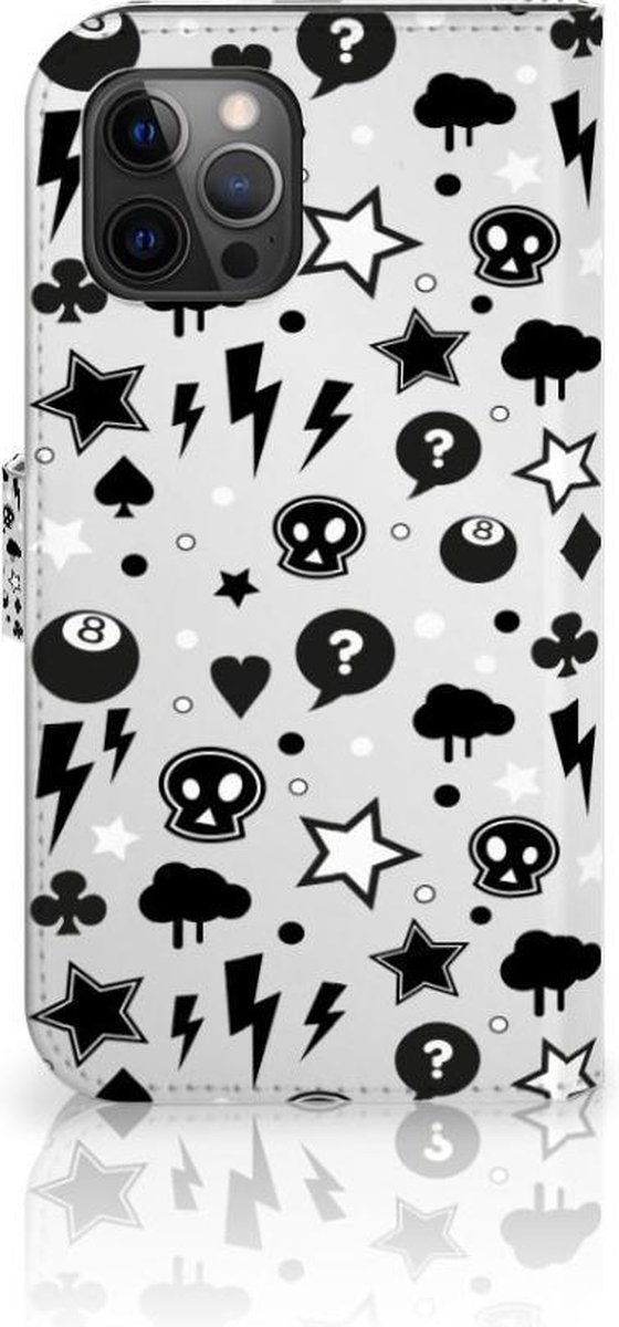 Telefoonhoesje met Naam Apple iPhone 12 Pro Max Silver Punk