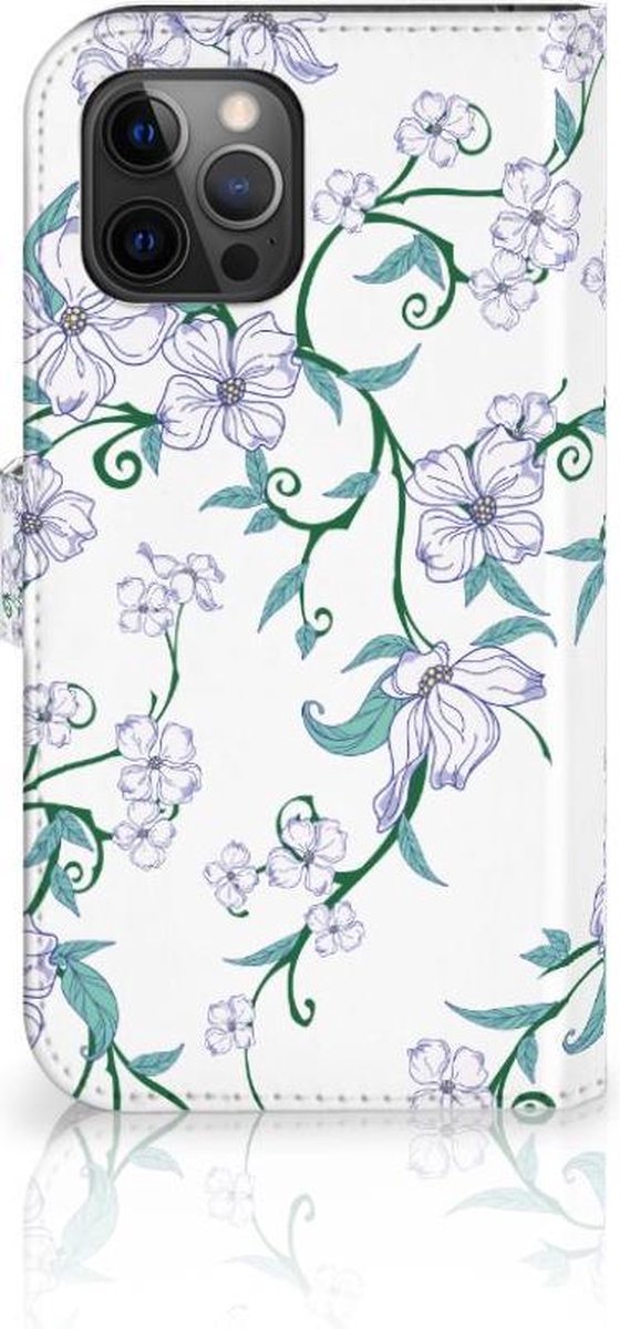 Apple iPhone 12 Pro Max Uniek Hoesje Blossom White