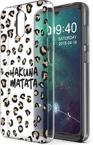 iMoshion Design voor de Nokia 2.3 hoesje - Luipaard - Bruin / Zwart