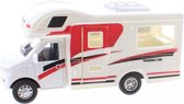 Toi-toys Metal Pullback Camper Rood/zwart 13 Cm