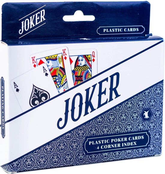 Peer Verstikken Verduisteren Cartamundi Speelkaarten Joker Rood/blauw - Plastic Pokerkaarten - 4 Corner  Index -... | bol.com