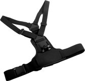 Shop4 - GoPro HERO9 Black Borstband - Elastisch Zwart