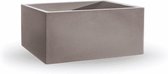 VECA plantenbak COSMOS, Box, 80x40 cm, MAT TAUPE