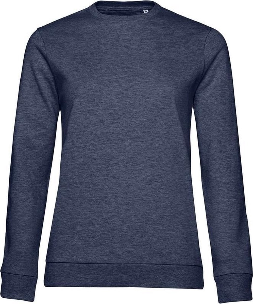 B&C Dames/dames Set-in Sweatshirt Marine Heide