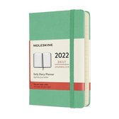 Moleskine 12 Maanden Agenda - 2022 - Dagelijks - Pocket - Hardcover - IJs Groen