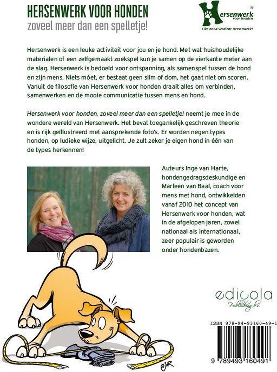 Hersenwerk voor honden - back cover