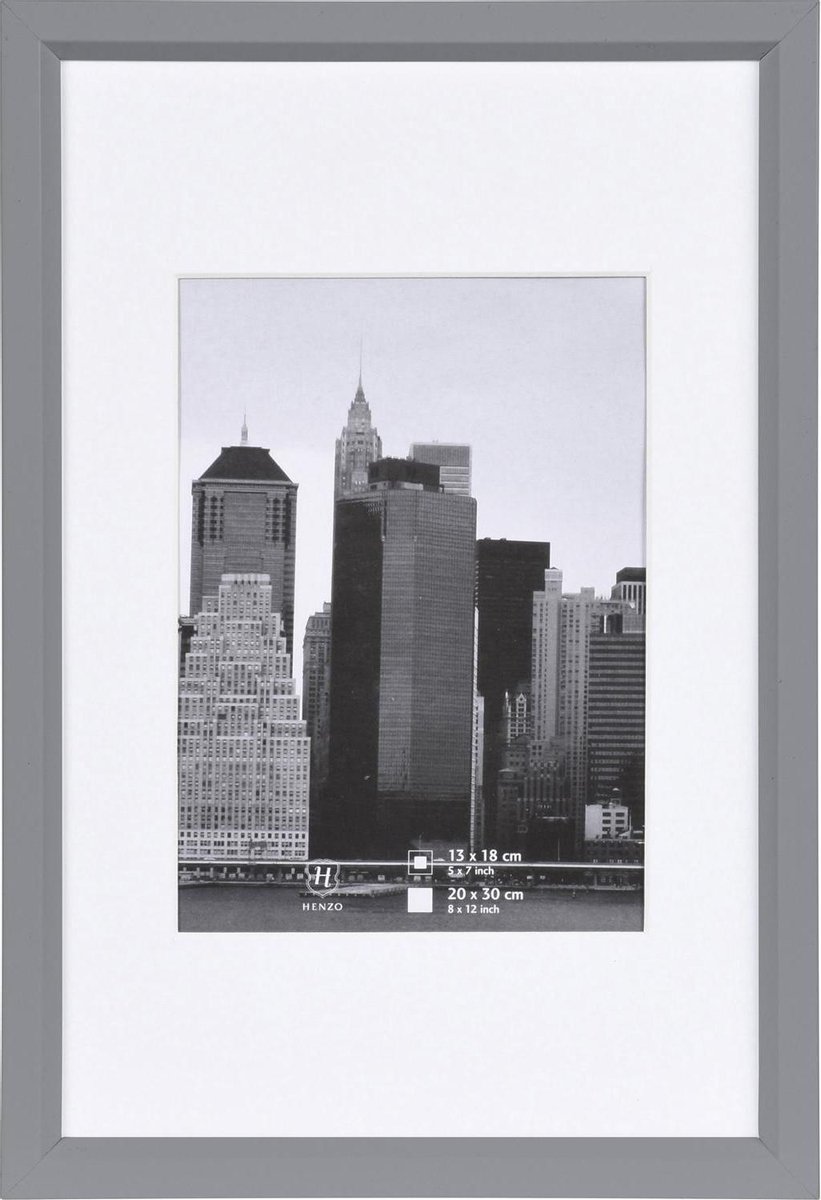 Fotolijst - Henzo - Metallica - Fotomaat 20x30 cm - Zilver