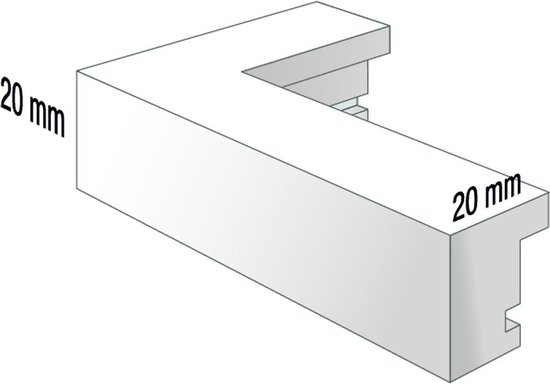 Cadre photo - Henzo - Moderne - Format photo 50x50 cm - Marron foncé