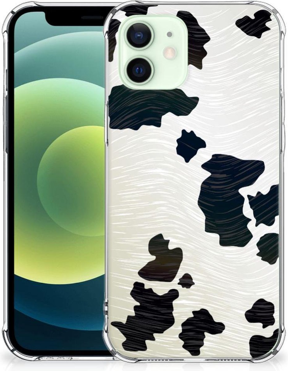 iPhone 12 Mini Case Anti-shock Koeienvlekken