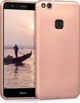 kwmobile telefoonhoesje geschikt voor Huawei P10 Lite - Hoesje voor smartphone - Back cover in metallic roségoud