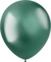 Folat - ballonnen Intense Chrome Green 33 cm - 10 stuks