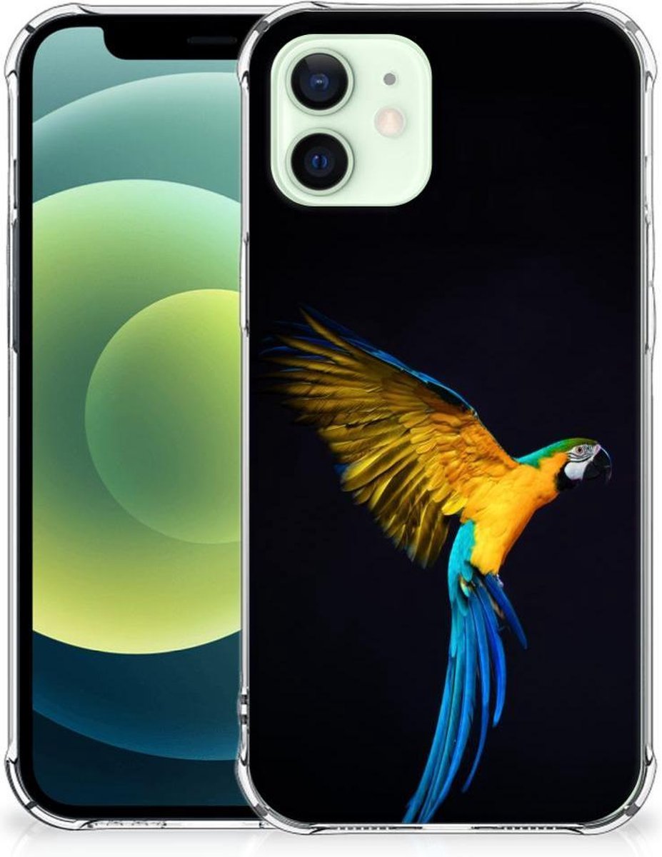 iPhone 12 Mini Case Anti-shock Papegaai