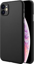 ShieldCase extreem dun hoesje geschikt voor Apple iPhone 11 - zwart - Ultra dun hoesje - Super dunne case - Dun hoesje - Zwarte case + glas