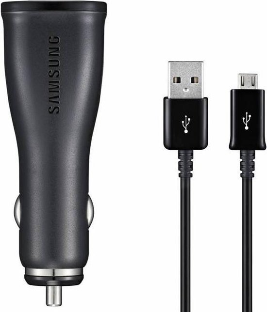 Kwik onkruid schelp Samsung USB-C Autolader - Fast Charging - Zwart | bol.com