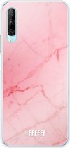 6F hoesje - geschikt voor Honor 9X Pro -  Transparant TPU Case - Coral Marble #ffffff