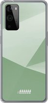 6F hoesje - geschikt voor OnePlus 9 Pro -  Transparant TPU Case - Fresh Geometric #ffffff