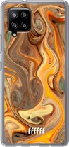 6F hoesje - geschikt voor Samsung Galaxy A42 -  Transparant TPU Case - Brownie Caramel #ffffff