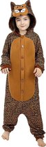 FUNIDELIA Luipaard Kostuum - Luipaard Onesie voor kinderen - Maat: 134 - 152 cm