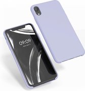 kwmobile telefoonhoesje geschikt voor Apple iPhone XR - Hoesje met siliconen coating - Smartphone case in pastel-lavendel
