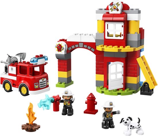 LEGO® 10970 - La caserne et l'hélicoptère des pompiers - LEGO® DUPLO®  Rescue